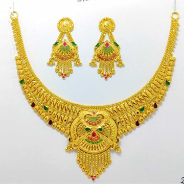 22ct Fancy Necklace Set by Vipul R Soni