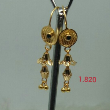 18K Gold Elite Design Earrings by 