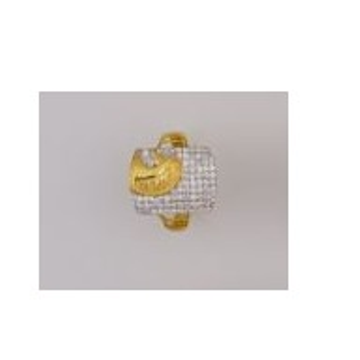 22K/916 Gold CZ classic ring by 