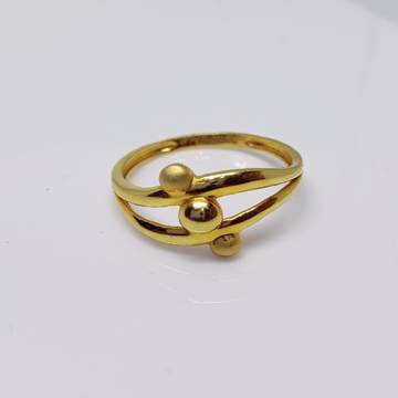 Showroom of 22k gold plain ladies ring | Jewelxy - 217159