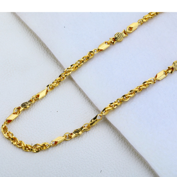 22ct Gold Exclusive Mens Choco Chain MCH185