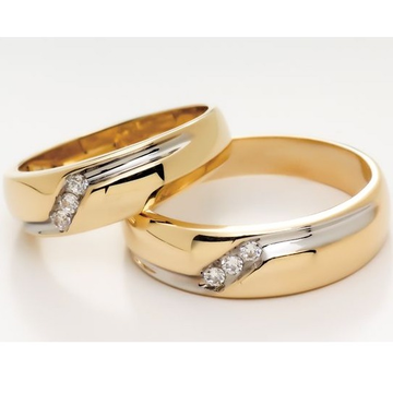 22 Kt 916 Gold Couple Ring by 