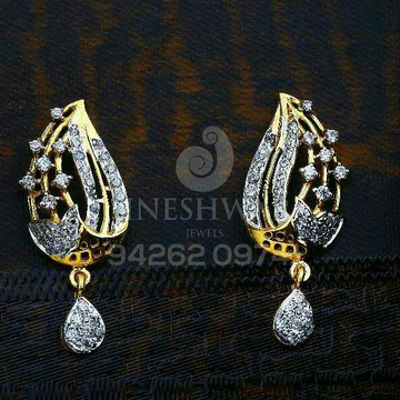 18kt Traditional Were Cz Gold Ladies Tops ATG -068...