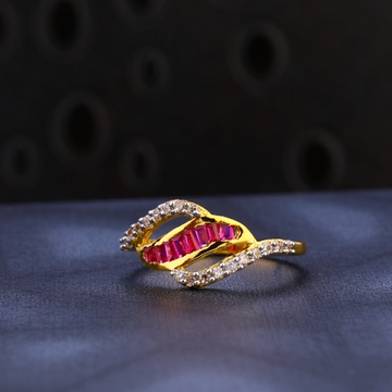 916 Gold Cz Gorgeous Ladies Ring LR1569