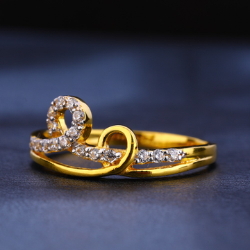 916 Gold  Women's  Stylish Hallmark Ring LR261
