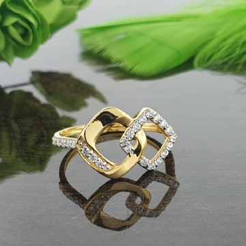 double square ladies ring by 