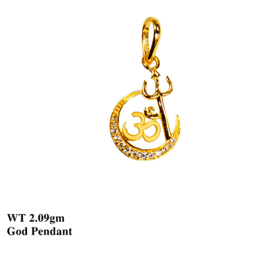 22K God Om Pendant by 