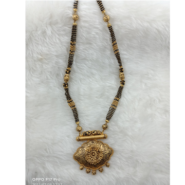 916 GOLD FULL SIZE ANTIQUE MANGALSUTRA by Ranka Jewellers