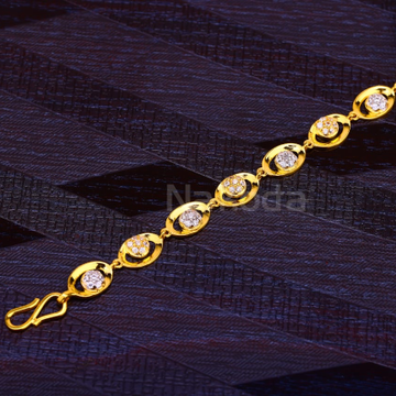 916 Gold Hallmark Ladies Delicate Bracelet LB477