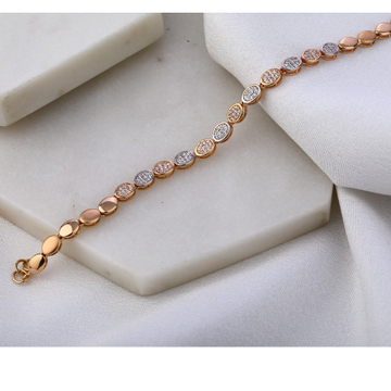 18KT Rose Gold Hallmark Women's Bracelet RLB38