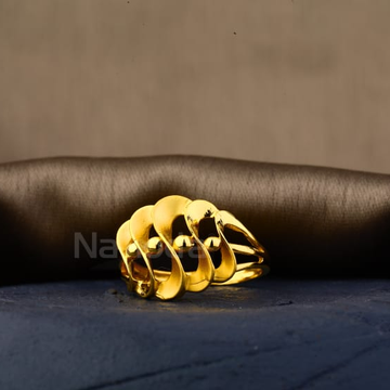 916 Gold CZ Hallmark Delicate Ladies Plain Ring LP...