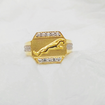 916 gold penther desing ring by Simandhar Ornament