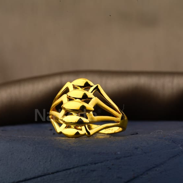 22KT Gold Gorgeous Ladies Plain Ring LPR528