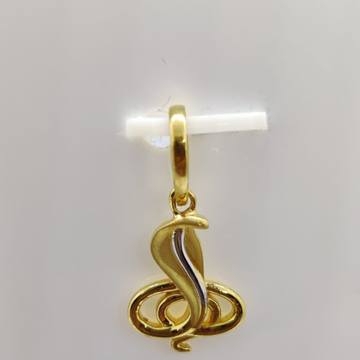 22kt gold casting goga maharaj pendant by Aaj Gold Palace