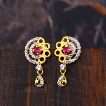 22 carat gold ladies earrings RH-LE728