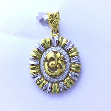 DESIGNING OM GOLD PENDANT by 