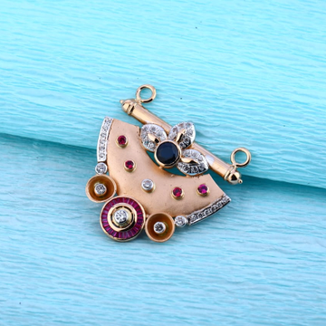 18KT Rose Gold Classic Mangalsutra Pendant RMPN122
