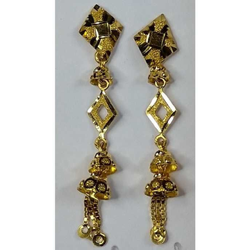 916 Gold Fancy Earrings Akm-er-074 by 