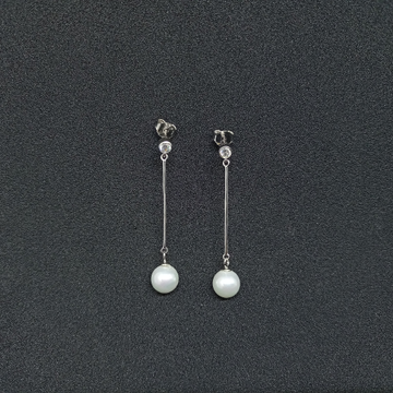 925 Silver Hanging Earring by Ghunghru Jewellers