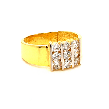 22K Nine stone wonder Gents Ring by 