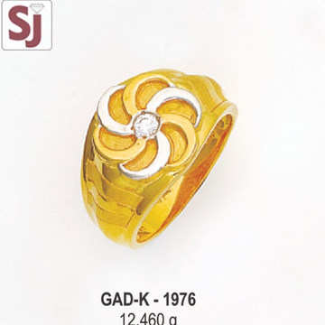 gents ring diamond GAD-K-1976