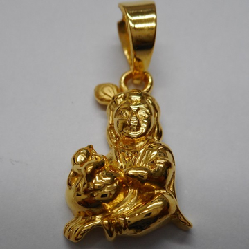 22 kt gold casting fancy pendent by Aaj Gold Palace