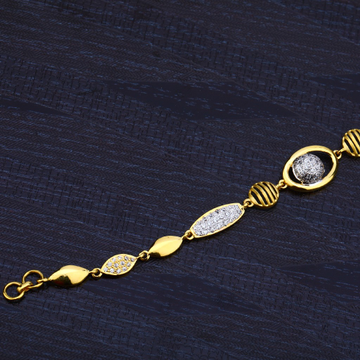 Ladies 916 Simple Daily Wear Gold Bracelet-LB131