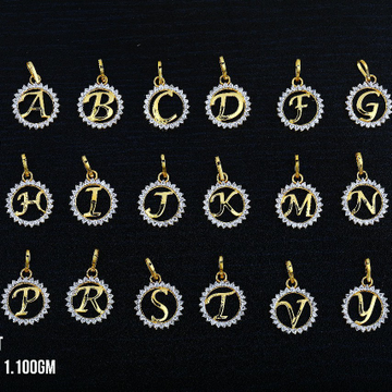 18 kt later pendal design by Saideep Jewels