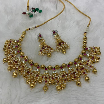 Designer Necklace Set For Wedding by 