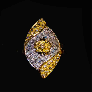22KT Gold Flower Design Ladies Ring by Prakash Jewellers