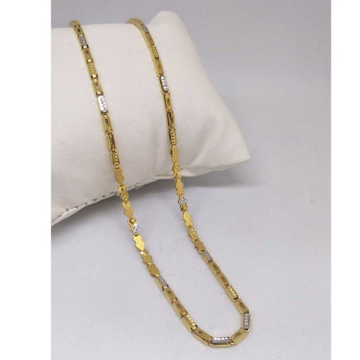 22 kt gold chain by 