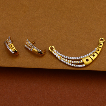 22kt Designer Gold Mangalsutra Pendant MP148
