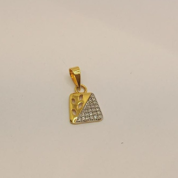 22k gold diamond pendant by 
