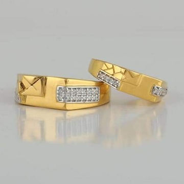 Gold 22k/916 matching pair couple ring  rh-cr163