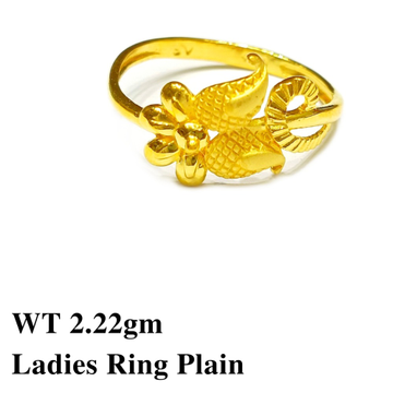 22k Gold Ladies Ring Plain by 