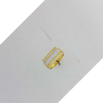 22K / 916 Gold CZ Diamond Ring by 