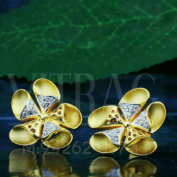 18kt Precious Designer Cz Gold Ladies Tops ATG -02...