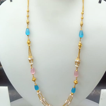 22 KT Gold Trendy Ethnic Antique Mala CJAM60 by Celebrity Jewels