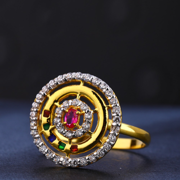 916 cz gold hallmark exclusive women's ring lr772