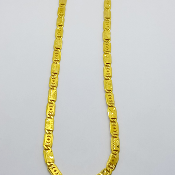 916 Hollow Navabi Gold Chain by Suvidhi Ornaments