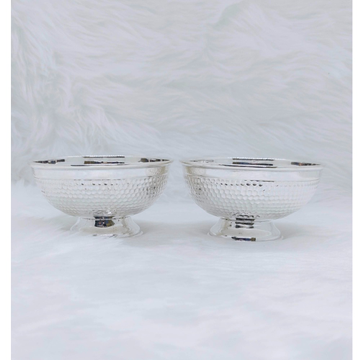 Hallmarked silver designer ice-cream bowl for tabl... by 