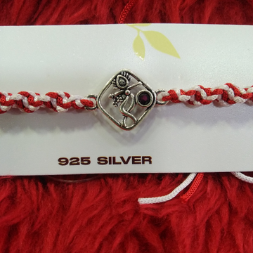 Silver Fancy Rakhi (Krishna) by 