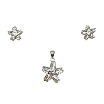 925 Sterling Silver Fancy Pendant Set MGA - PTS010...