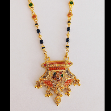 Gold mangalsutra for women by 