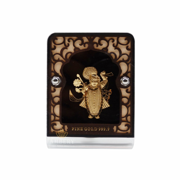 Shrinathji 24k gold foil frame