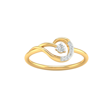 18K Gold Real Diamond Designer Ring MGA - SUG0130