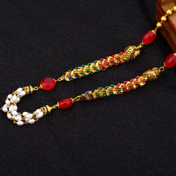 Antique Ladies 22K Gold MotiMala-AC156