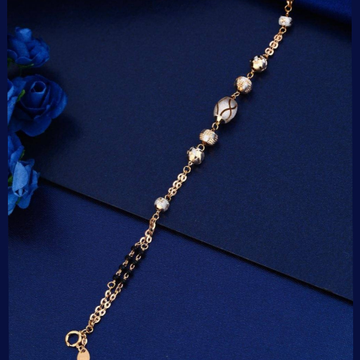 18k Rose Gold Cnc Vertical Ladies Bracelet by 