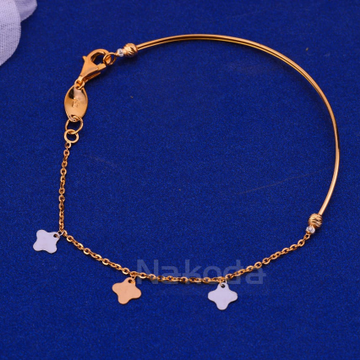 750 Rose Gold Ladies Classic Bracelet RTB37