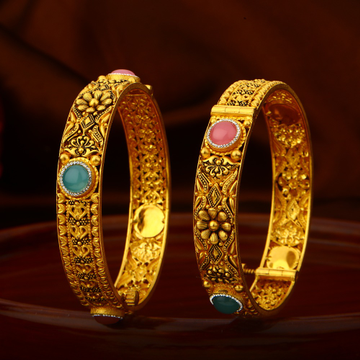 traditional antique gold bangles. by 